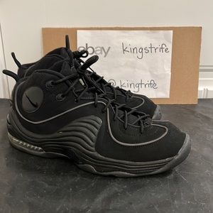 2009 Air Penny 2/II Retro. Blackout colorway. Worn size 10.5